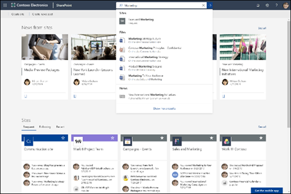 People-centric search in SharePoint and Office.com