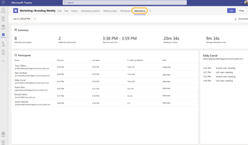 Microsoft Teams: View attendance report on Microsoft Teams for Android and iOS