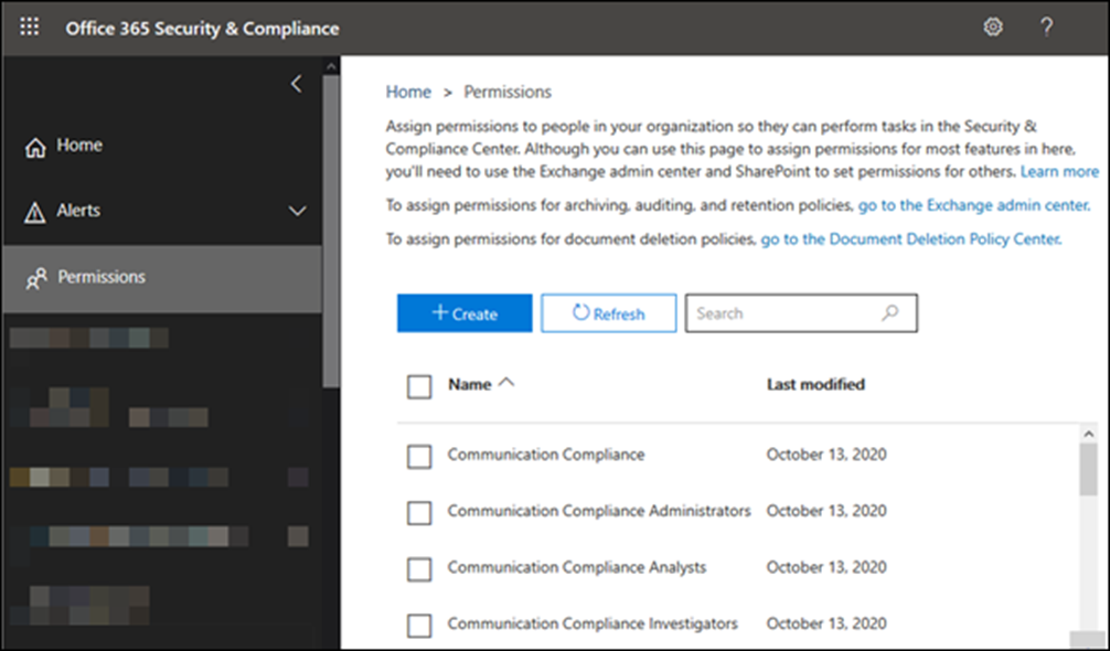 Office 365 Security and Compliance Centre