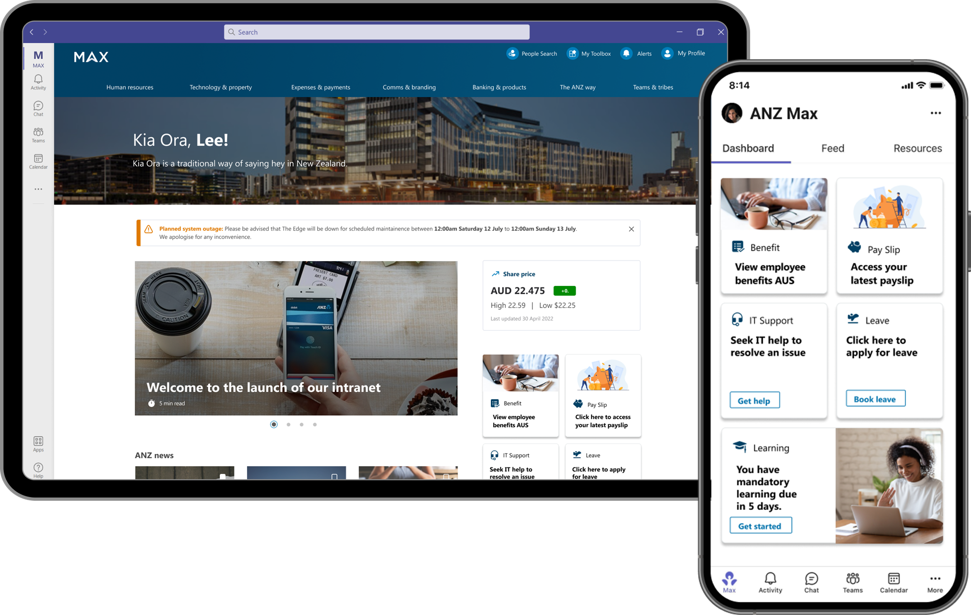 SharePoint Online intranet